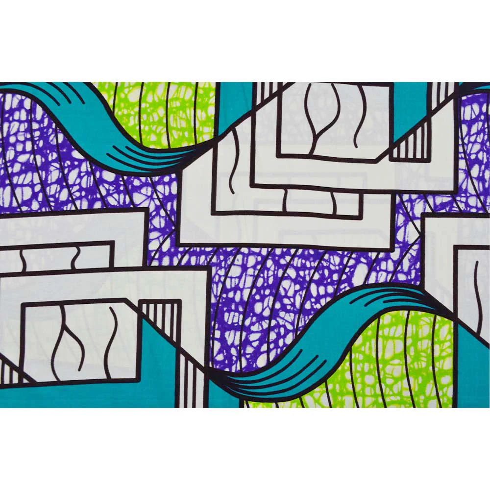 Ткань батиком в африканском стиле настоящий воск принт для хлопковое платье 2021