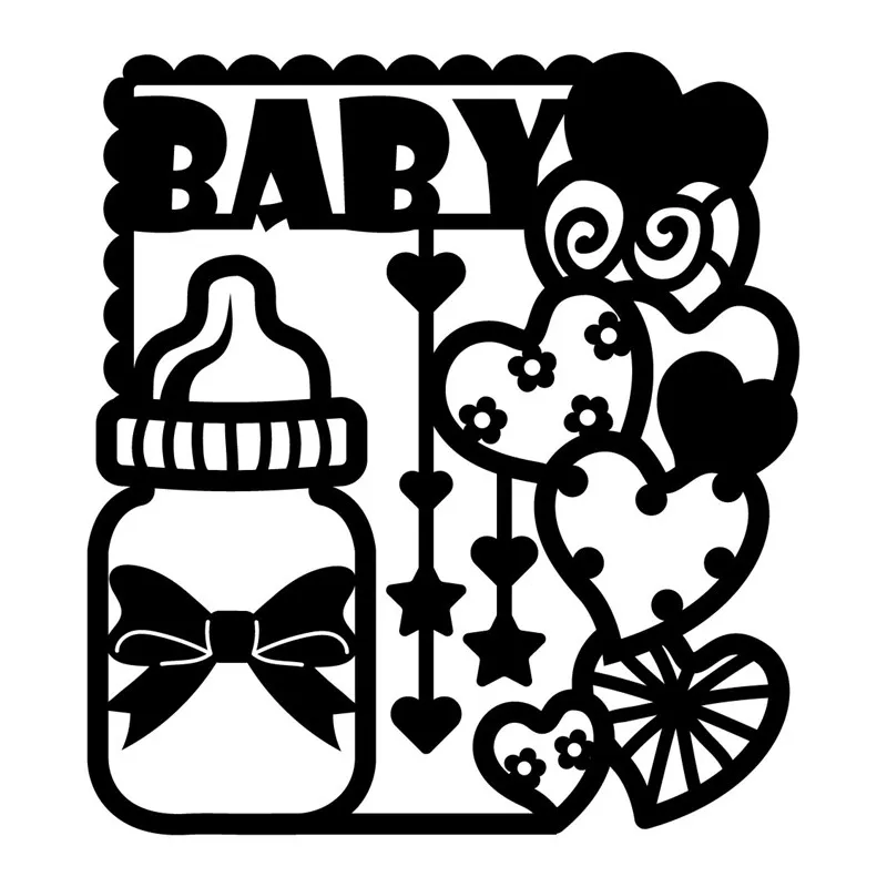 Eastshape Детские Штампы Сердце высечки металла для изготовления открыток