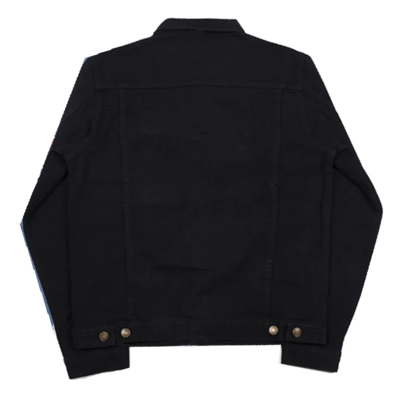 

Lapel Denim Coat Parkas Jacket Homme Nova Tomi Letter Embroidery Polos Jacket Male Snow Winter Warm Brand Winter