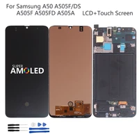 amoled for samsung galaxy a50 2019 a505fds a505f a505fd a505a display lcd touch screen assembly for samsung a50 lcd