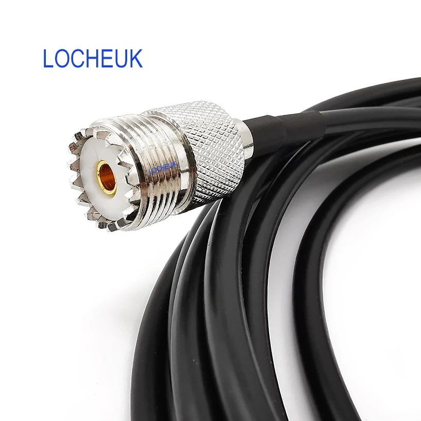 Радиочастотный коаксиальный кабель RG58 UHF PL259 штекер к SO239 гнездовой разъем