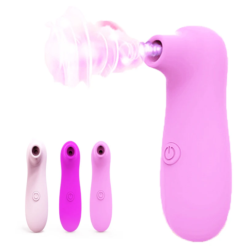 Мощный вибратор на присосках для клитора 10 режимов вибрации язык вибрация