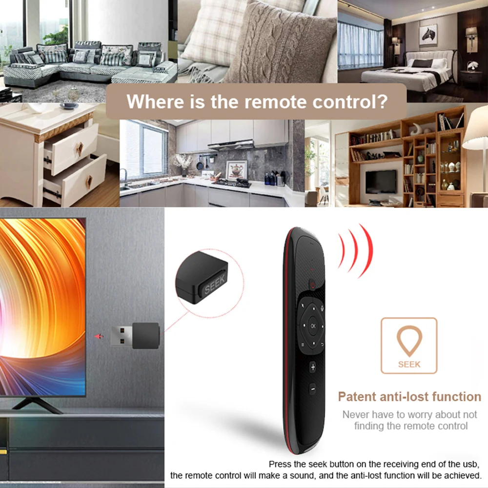 Wechip W2 2 4G Air Mouse беспроводная клавиатура с тачпадом Мышь Инфракрасный пульт