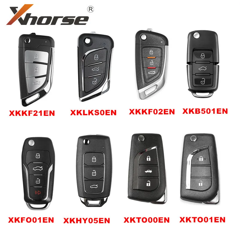 5 шт./лот Xhorse Проводные пульты дистанционного управления XKKF21EN XKLKS0EN XKKF02EN XKB501EN XKFO01EN