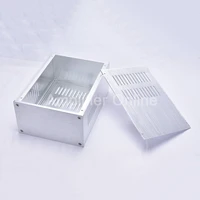 1pcs diy box size 168mm100mm229mm silver aluminum heat dissipation chassis amplifier case power supply housing ap20
