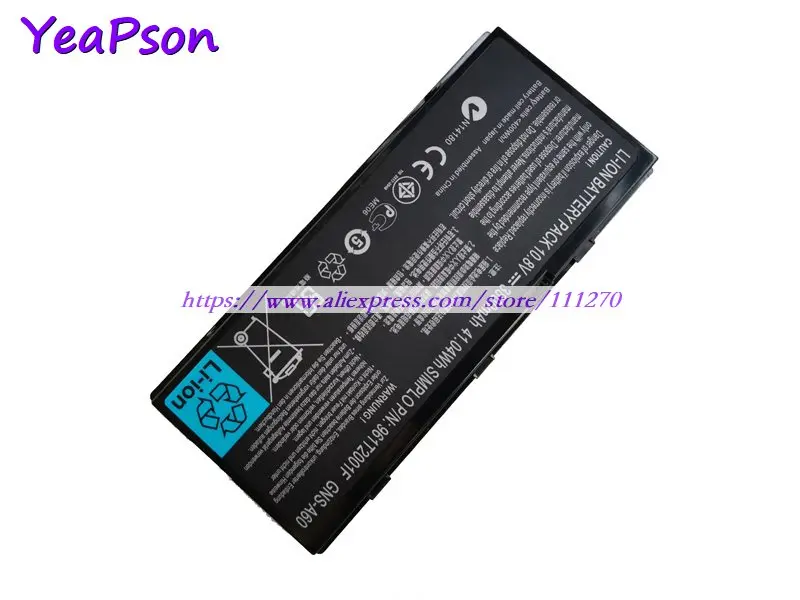 Yeapson 10.8V 3800mAh 41.04Wh Genuine GNS-A60 961T2001F Laptop Battery For Gigabyte M1305 Notebook computer | Компьютеры и офис