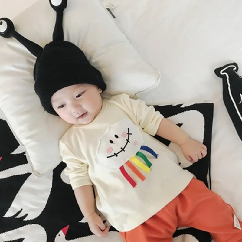 Зимние шапки для детей шапочка теплая шапка с глазами насекомых вязаные шапочки