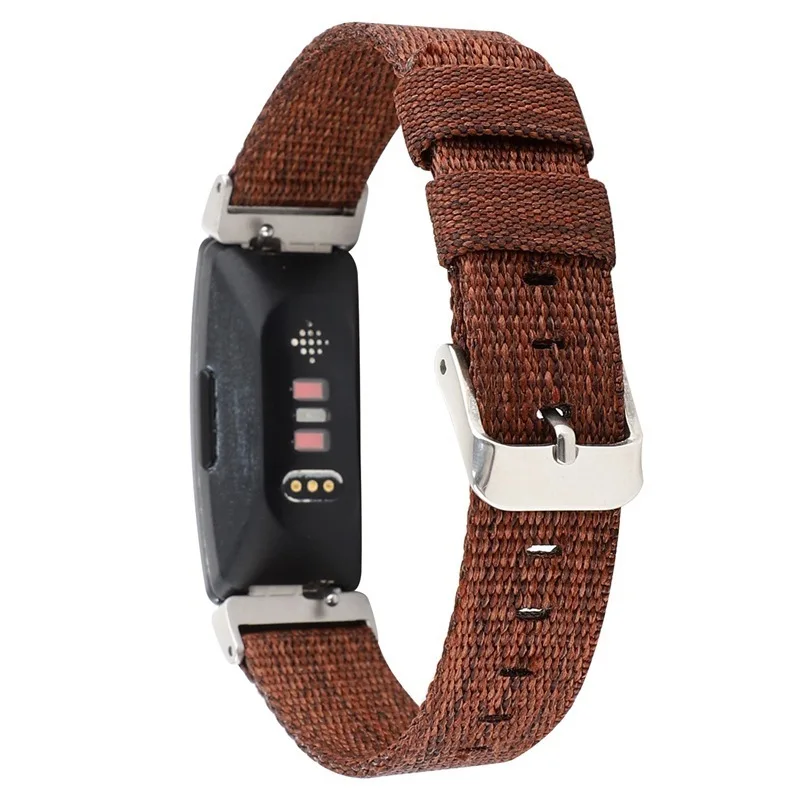 Нейлоновый ремешок для Fitbit Inspire HR Браслет Ремешок Для Inspire HR часы тканевый Браслет замена Смарт часы аксессуар петля