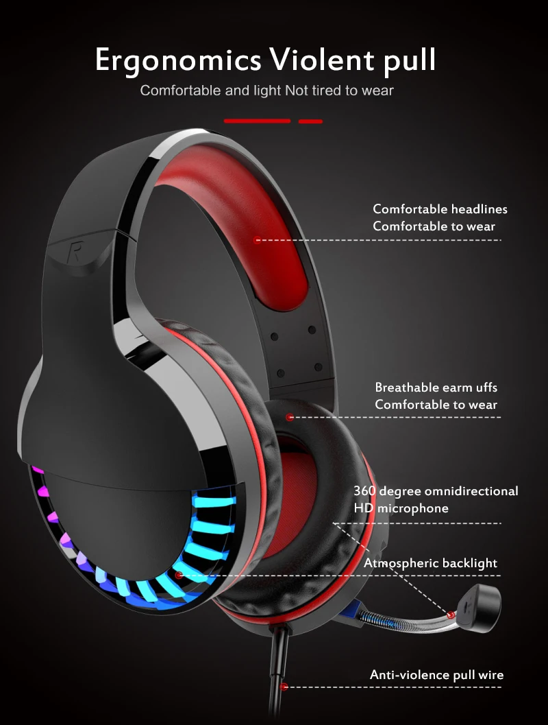 Игровые наушники M18 3 5 мм + USB стереонаушники гарнитура с микрофоном для ПК