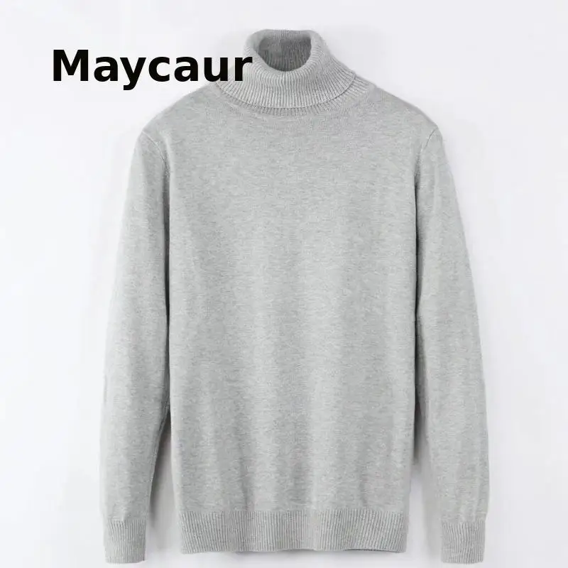 

Рождественский модный мужской пуловер, свитер с вышивкой, хлопковый дизайнерский свитер, вязаное повседневное Мужское пальто с высоким вор...