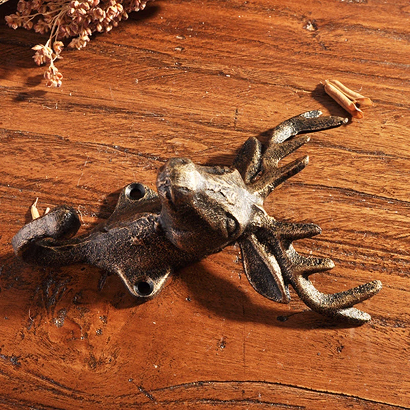 Современная настенная вешалка оленьи рога стиль шляпа пальто сумка крюк