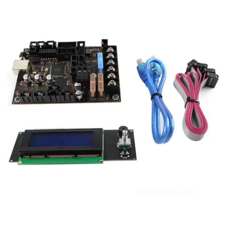 

2004 LCD Display + EinsyRambo 1.1B Mainboard for Prusa I3 MK3 with 4 Trinamic TMC2130 Control 4 Mosfet Switched Outputs