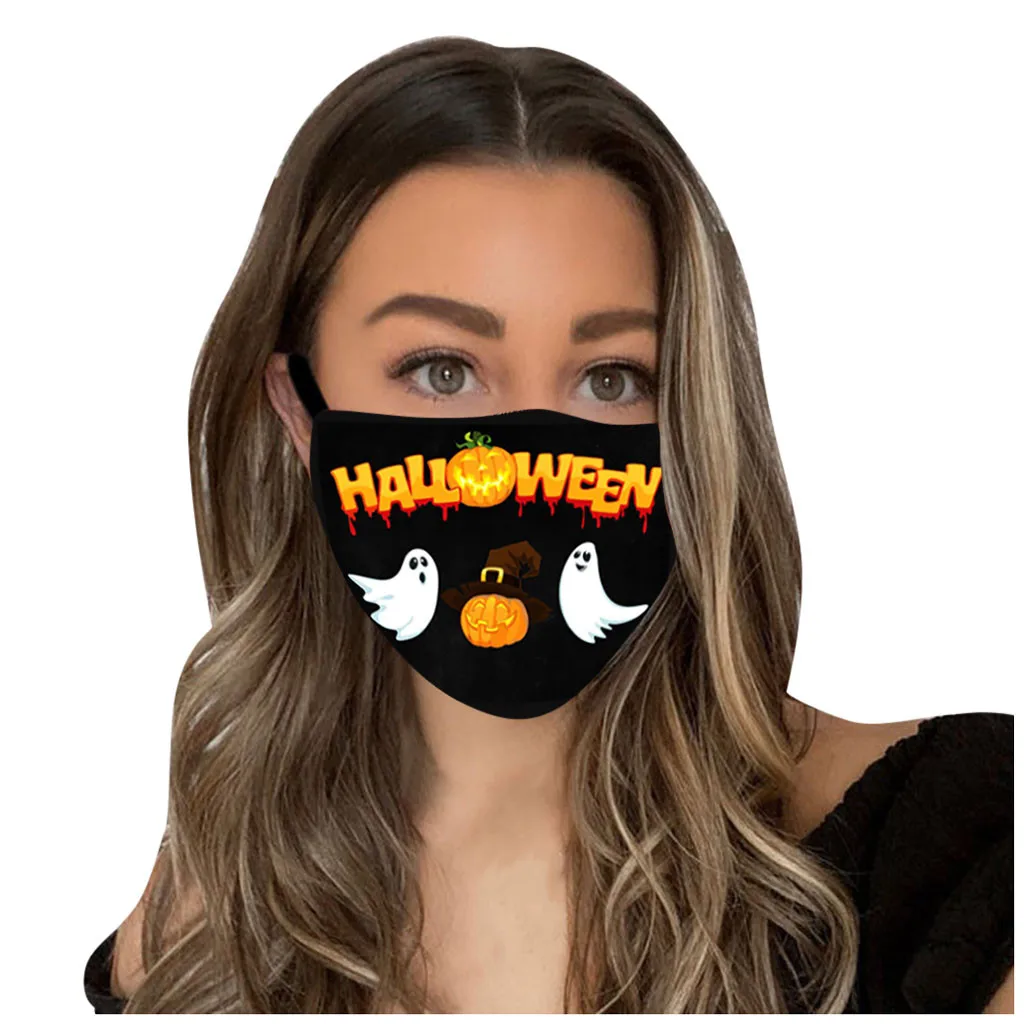 

Adult Halloween Mouth Masks Funny Washable Reusable And Insertable Filter Mouth Cover Fast Delivery Mascarillas