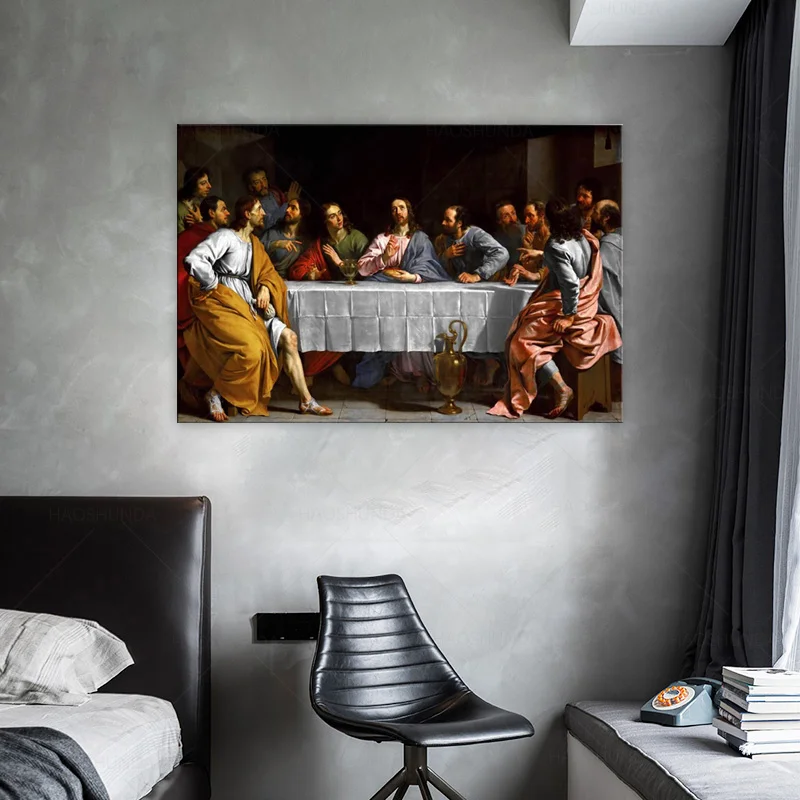 Картины на холсте для украшения стен Настенная картина с изображением Иисуса