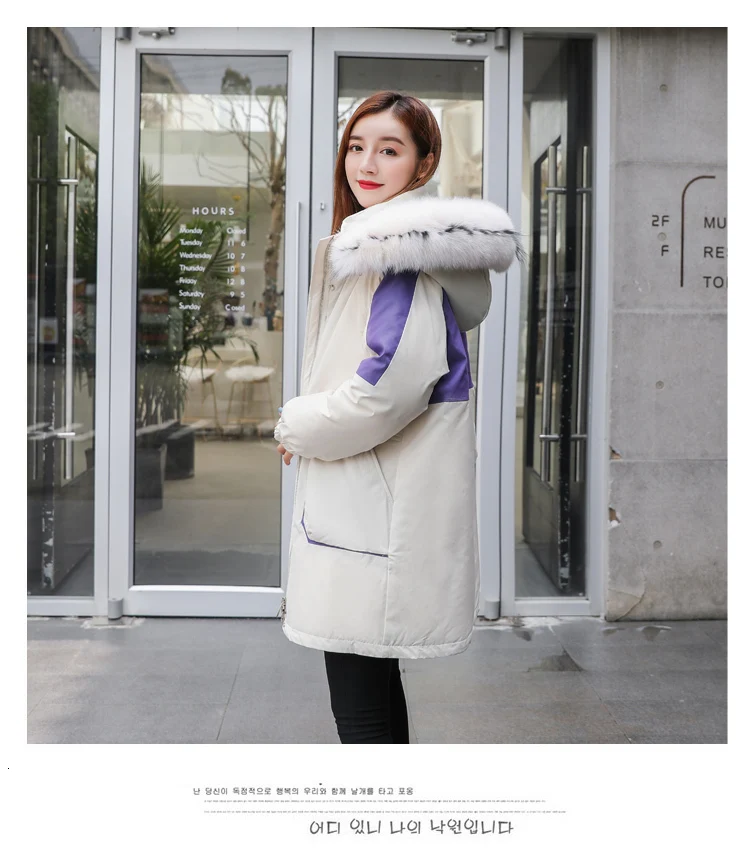 Loose Korean Winter Down Coat Women Puffer Long Female Warm Autumn Hooded Jacket For Girl Parka Feminina Coats Duck Outerwear
