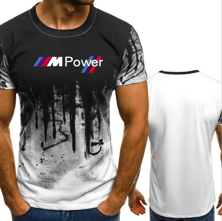 Новое поступление рубашка для мотоцикла bmw power мужская футболка с коротким