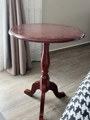 Massivholz Kleiner Runder Tisch Amerikanische Sofa Seite Europäischer Stil Einfache Kaffeeecke Co.