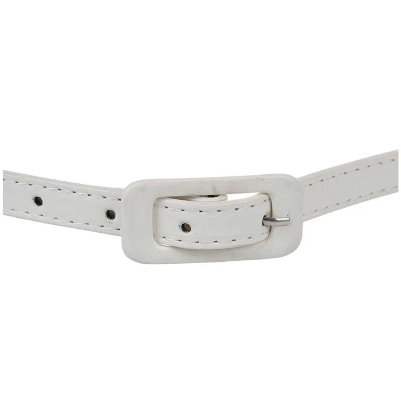 

PU Leather Skinny Belt Dress Waist Belt w/ Pin Buckle for Ladies