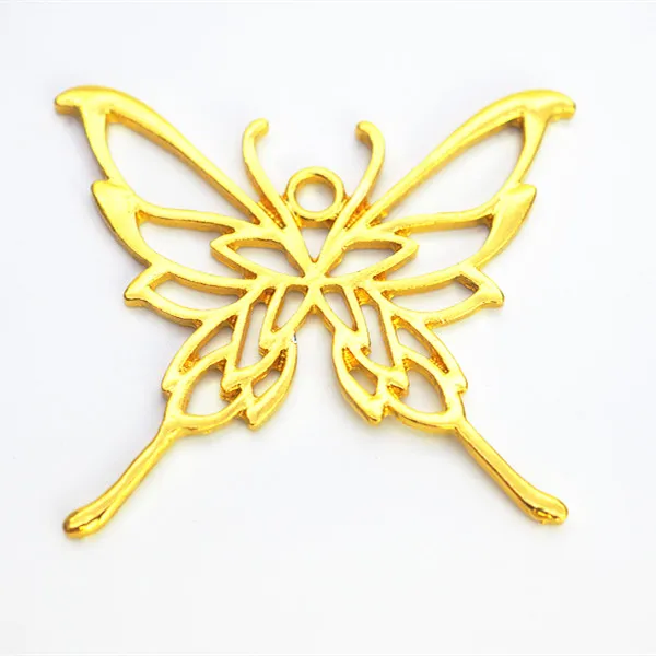 5 шт./лот 3 вида стилей Бабочка Кристалл руды Рамка металлическая рамка Подвеска