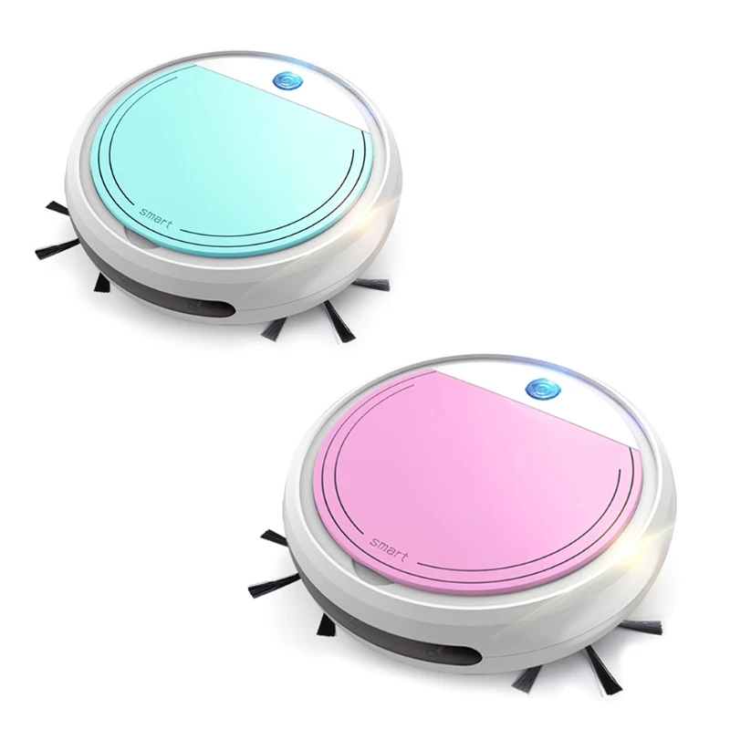 

Robot Vacuum Cleaner, Strong Suction Automatic Bot Self Detects Stairs Pet Hair Allergies Friendly Robotic Home Cleaning