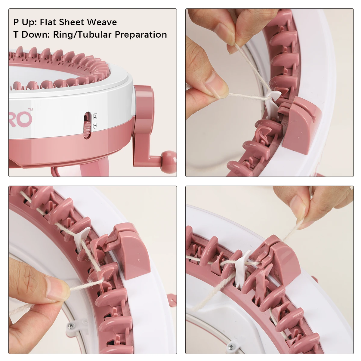 Большая Ручная вязальная машина игрушка сделай сам ручная вязка шарф свитер для