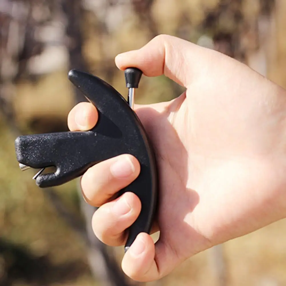 

Archery Release Tool Plastic Bow Finger Grip Compact Anti-crack Parctical Compound Bow Archery Release Aid Tool