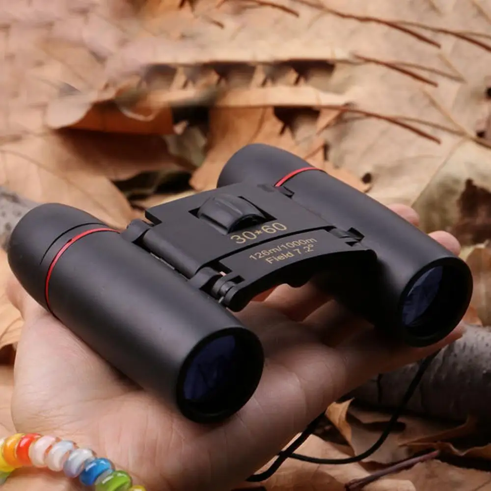 Auto focus Pocket Mini Double Tube Day And Night Vision 10X Zoom Compact Foldable Binoculars For Hiking Hunting Outdoor | Инструменты