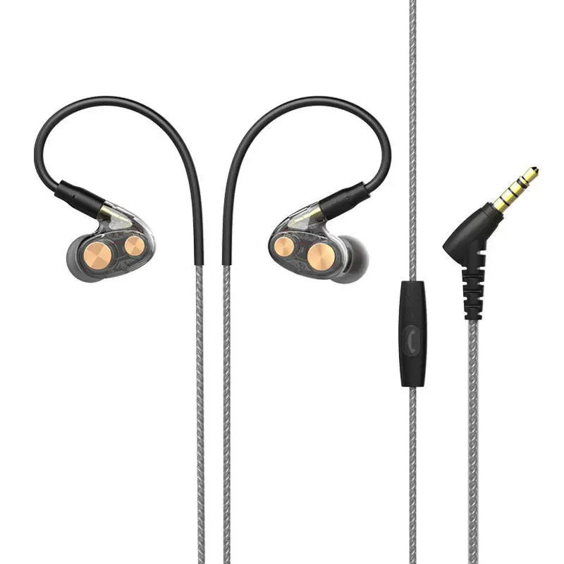 N35 двойной подвижная катушка электромагнитный 3 5 мм Jack наушники вкладыши