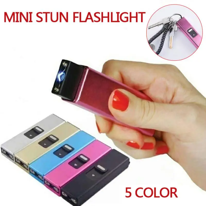 Женский электрошокер для самообороны портативный шоковый электрошоковый