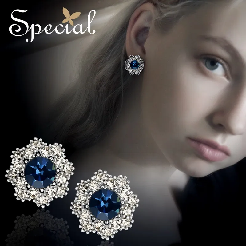 Женские серьги гвоздики с фианитом сережки золотого цвета в винтажном стиле