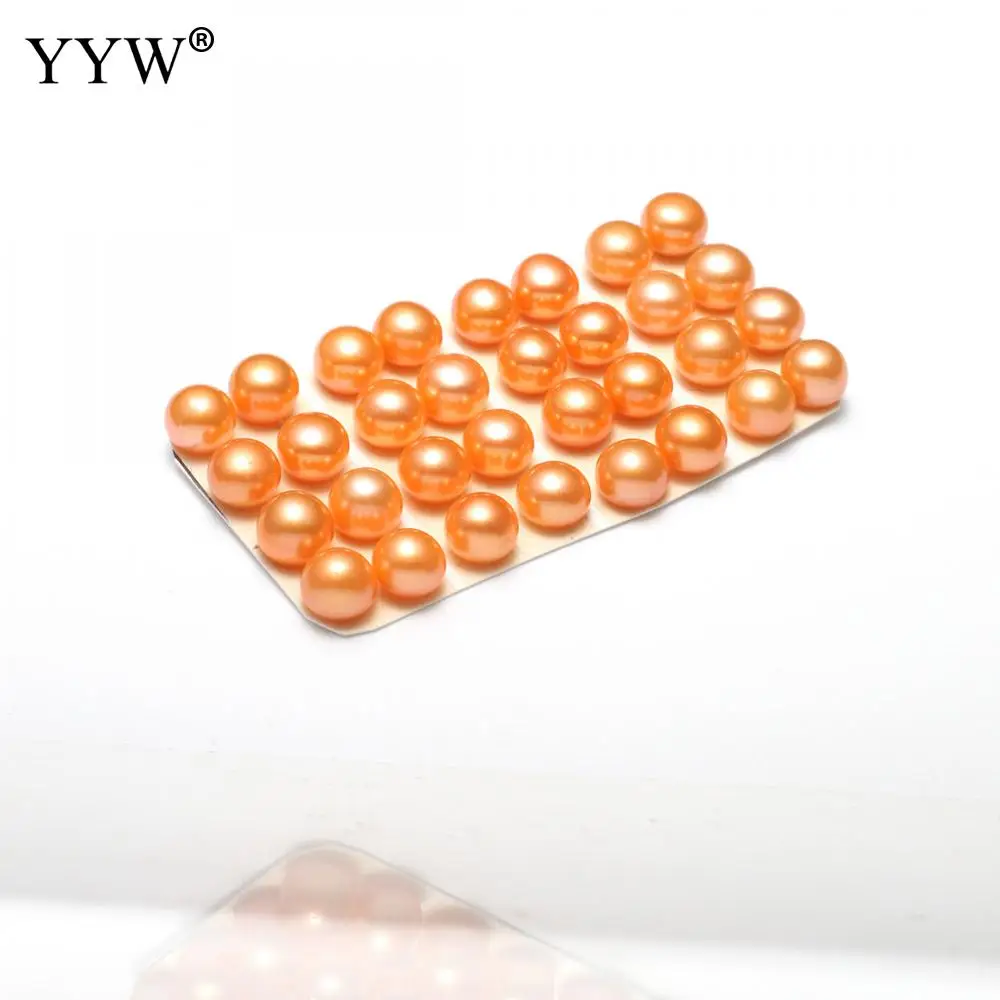 Оптовая продажа недорогие бусины из пресноводного жемчуга с полуотверстием