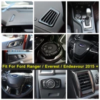 head light lamp switch button panel dashboard roof ac vent outlet cover trim for ford ranger everest endeavour 2015 2020