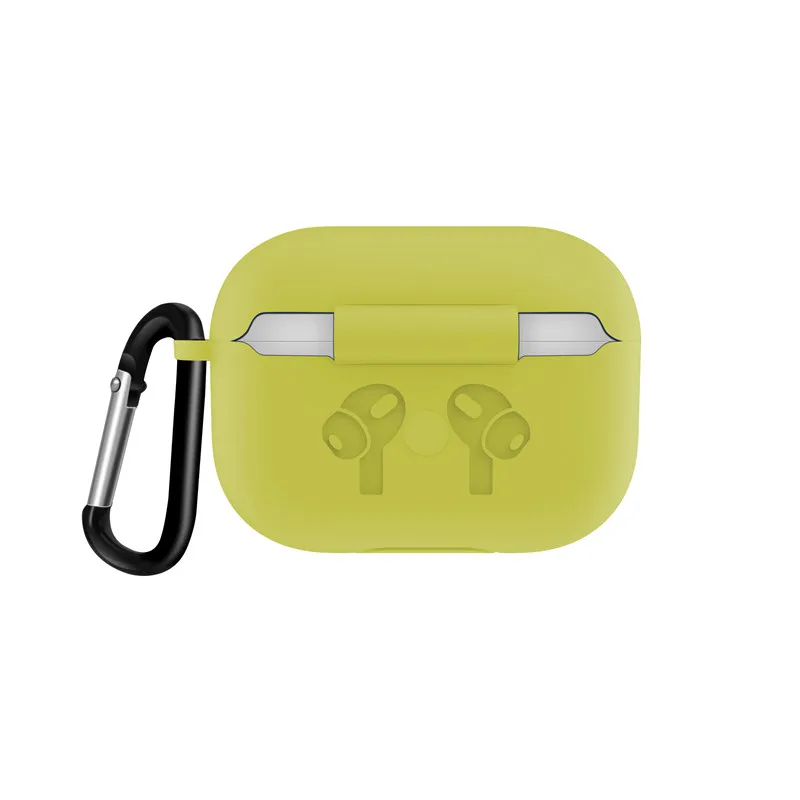 Мягкий силиконовый чехол для AirPods 3 BuckleShockproof чехол для Airpods Pro зарядный чехол светодиодный защитный чехол Аксессуары для наушников