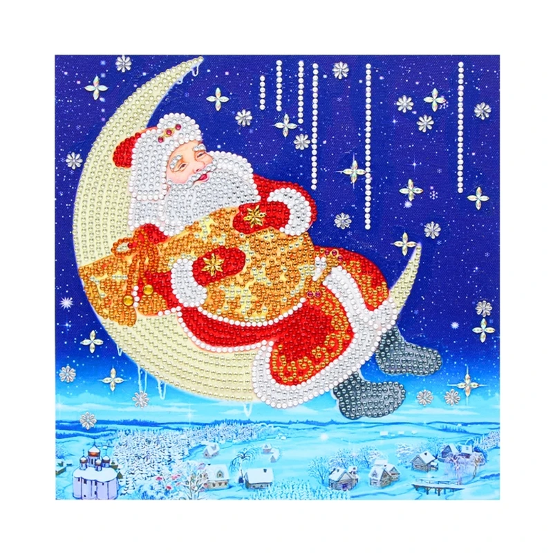 

Набор для алмазной вышивки «Луна и Дед Мороз»