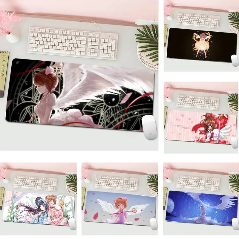 

Cardcaptor Sakura Unique Desktop Pad Game Mousepad L Large Gamer Keyboard PC Desk Mat Computer Tablet Gaming Mouse Pad