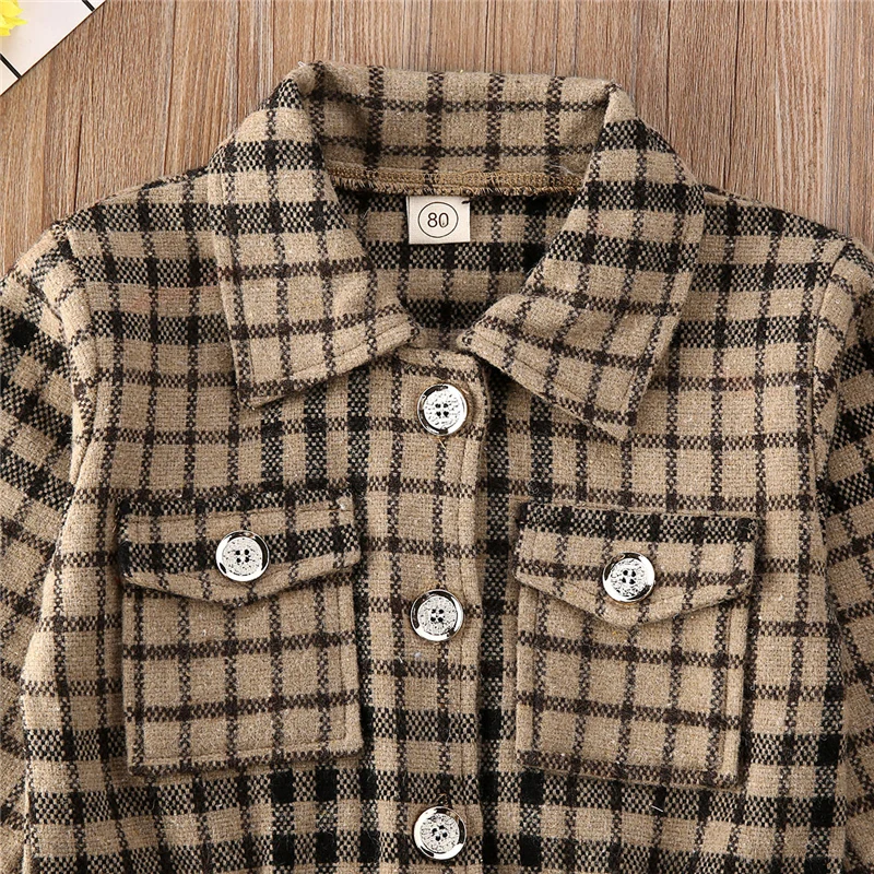 Модные От 1 до 5 лет комплекты одежды для маленьких девочек осенне-зимнее