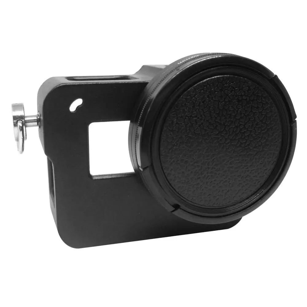 Защитный чехол BGNing CNC из алюминиевого сплава для GoPro Hero 7 6 5 черный с 52 мм
