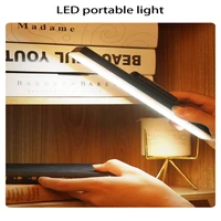 led eye protection night light usb 5v 25cm portable dressing lamp rechargeable bedroom closet bathroom wall lamp vanity light