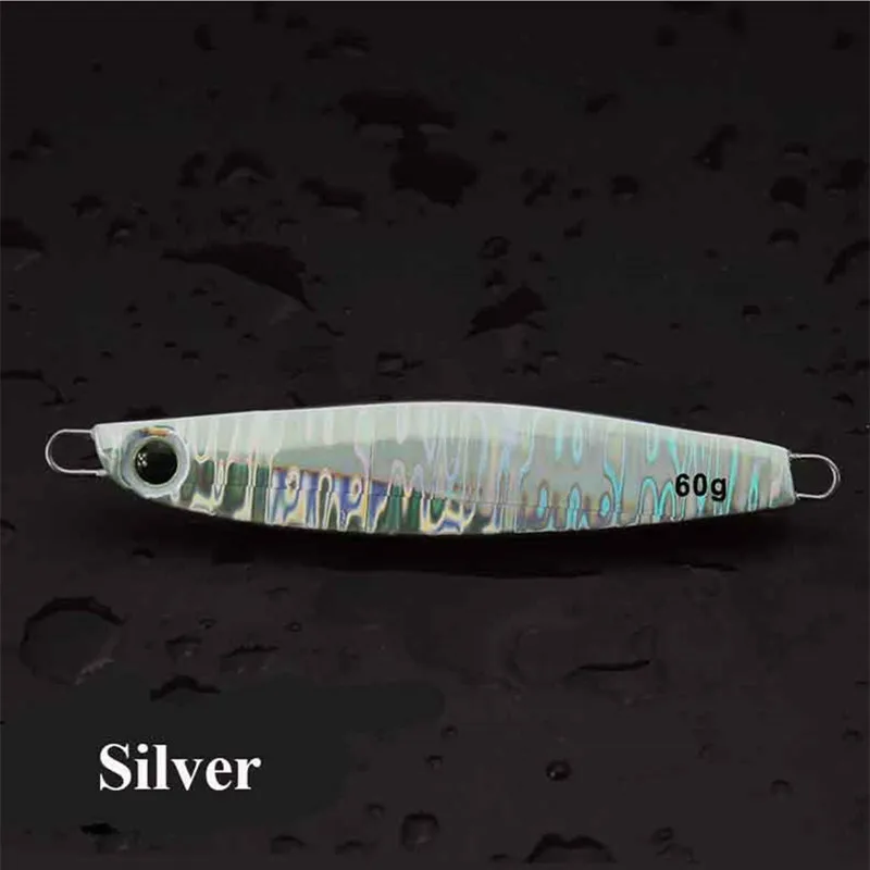 Casfun Shore Jigging Slow Jig 30 г 40 60 5 шт./лот японская Лазерная конструкция длинный