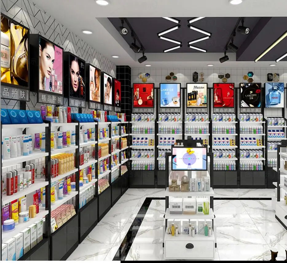 Красота салон для косметики шкаф-витрина магазина специальный уход за кожей