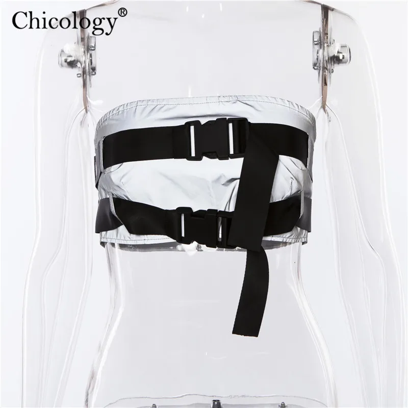 Кикология пряжки флэш Светоотражающая отражающий ремень уличная одежда boob туба