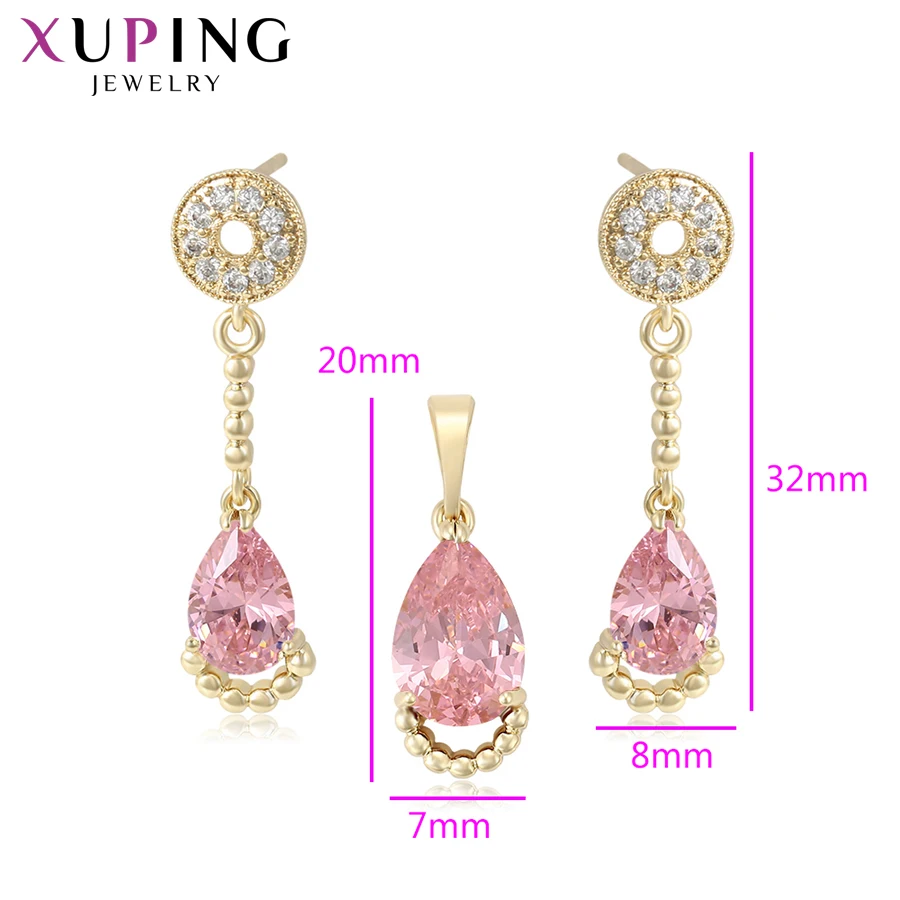 Изысканные прекрасные модные и красивые Ювелирные наборы Xuping популярная большая