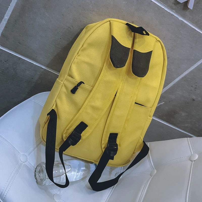 Желтый каваи мультфильм аниме Карманный Ранец &quotмонстр&quot Унисекс Рюкзак Пикачу