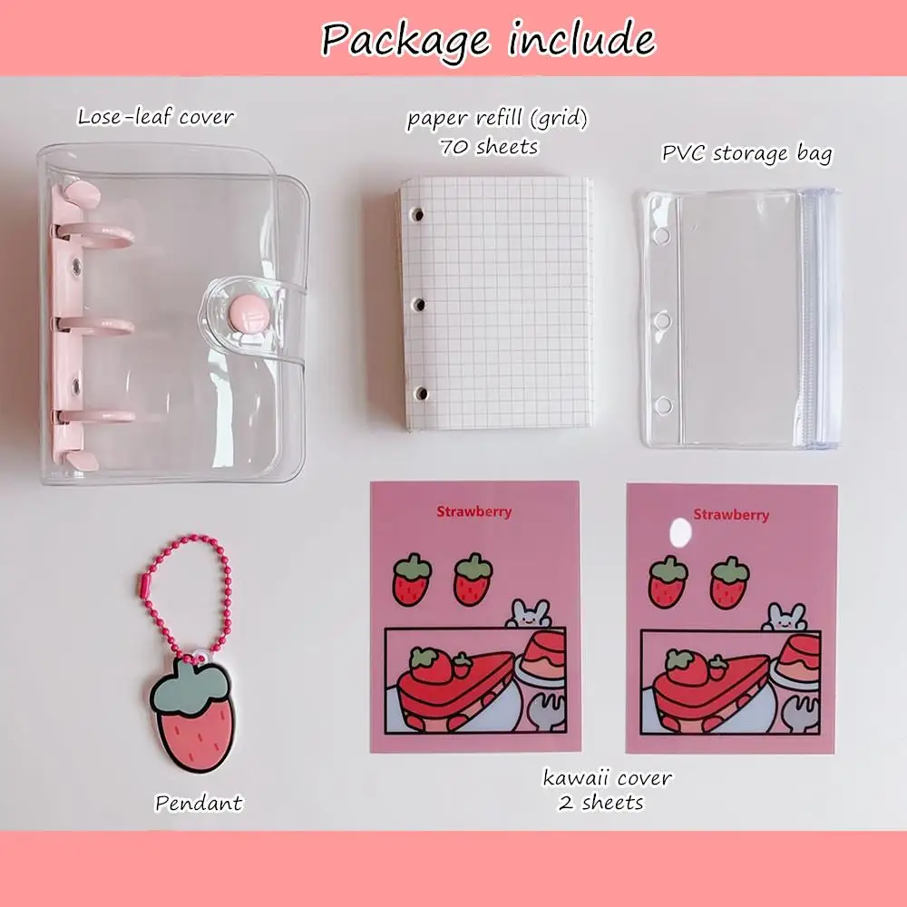 

Sharkbang 2021 70 Sheet 3 Ring Loose-Leaf Mini Pocket Diary Notebooks Agenda To Do list Notepads Planner Stationery Notebooks