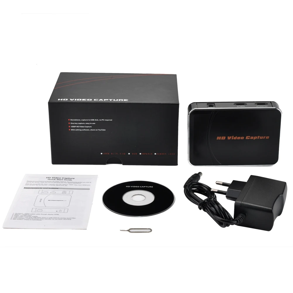 Ezcap 280HB HDMI видеозахвата, захват 1080P видео с HDMI Blue Ray телеприставки, компьютера, игровой коробки и т. Д., с микрофоном