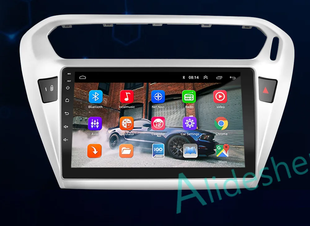 2G+ 32 2.5D 2Din Android 8,1 GO автомобильный dvd мультимедийный плеер gps для peugeot 301 Citroen Elysee радио 2013- navigatio WiFi BT