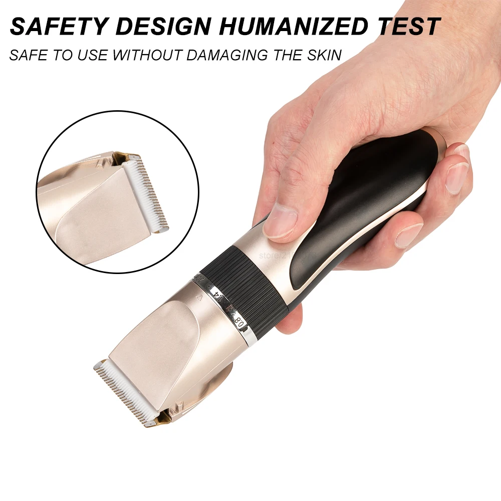 

LCD Hair Trimmer Professional Electric Hair Clipper Digital Usb Rechargeable Hair Clipper for Men Hair Cutting Machine Low Noise