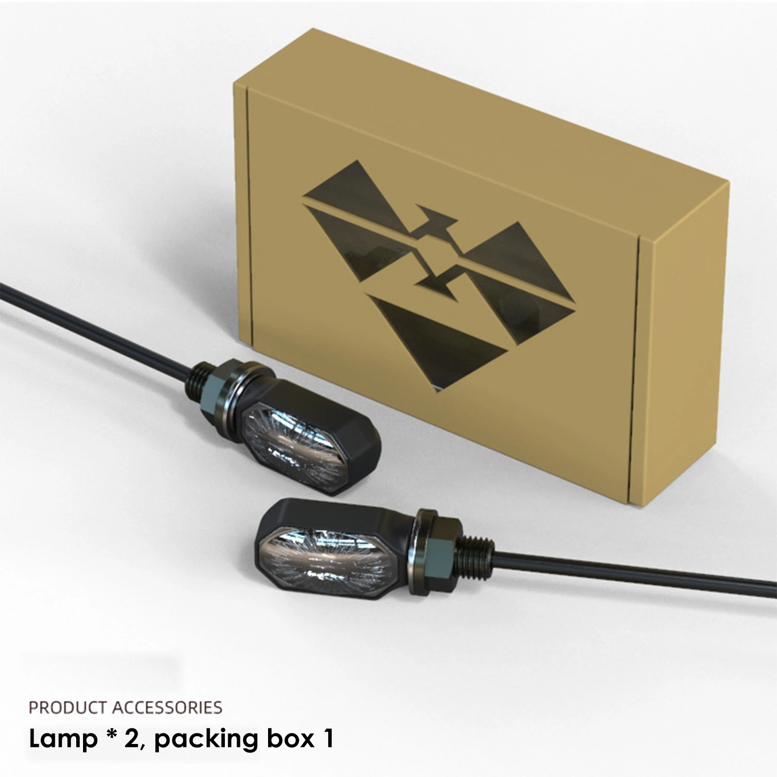 Универсальные мини-фонарики поворотников для мотоциклов аксессуары из пластика