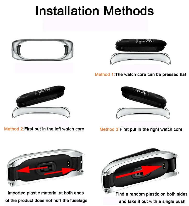Универсальный металлический ремешок mi Band 3 4 для Xiao mi Band 3 4 Безвинтовой браслет из нержавеющей стали mi band 4 3 браслеты Pulse