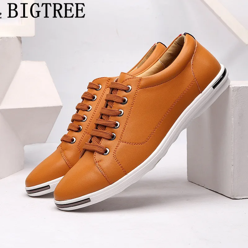 Кроссовки мужские кожаные дышащие роскошные Брендовые повседневные